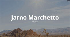 Desktop Screenshot of jarnomarchetto.com